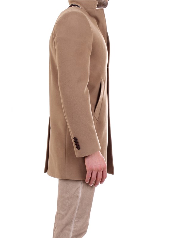 MANUEL RITZ 3332C4448 223574 Beige Abbigliamento Uomo Cappotto