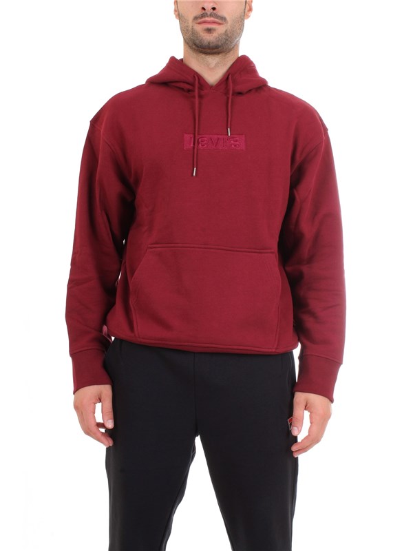 LEVI'S 72632 Bordeaux Abbigliamento Uomo Felpa