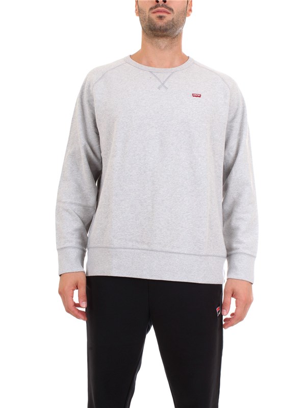 LEVI'S 56176 Grey Clothing Man Sweater LEVI'S 56176 Grey Clothing Man Sweater