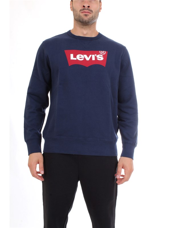 LEVI'S 17895 Blue Clothing Man Sweater LEVI'S 17895 Blue Clothing Man Sweater