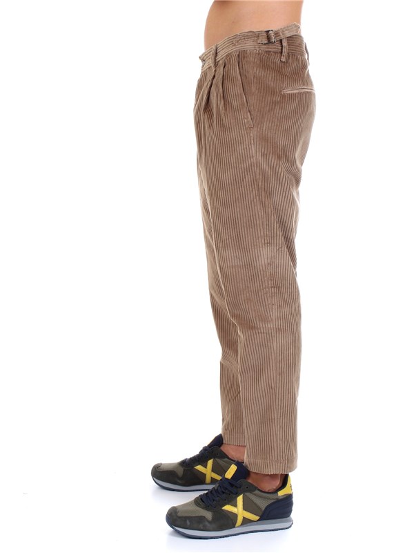 Officina36 0201407180 Beige Clothing Man Trousers