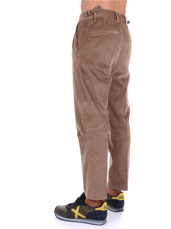 Officina36 0201407180 Beige Clothing Man Trousers