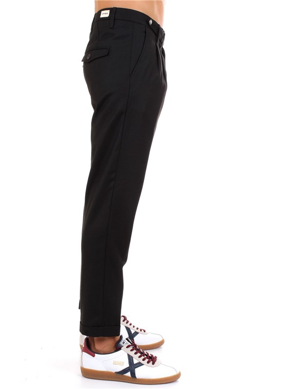 Officina36 0200207287 Black Clothing Man Trousers
