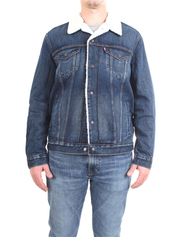 LEVI'S 16365-0105 Blue Clothing Man Jacket LEVI'S 16365-0105 Blue Clothing Man Jacket