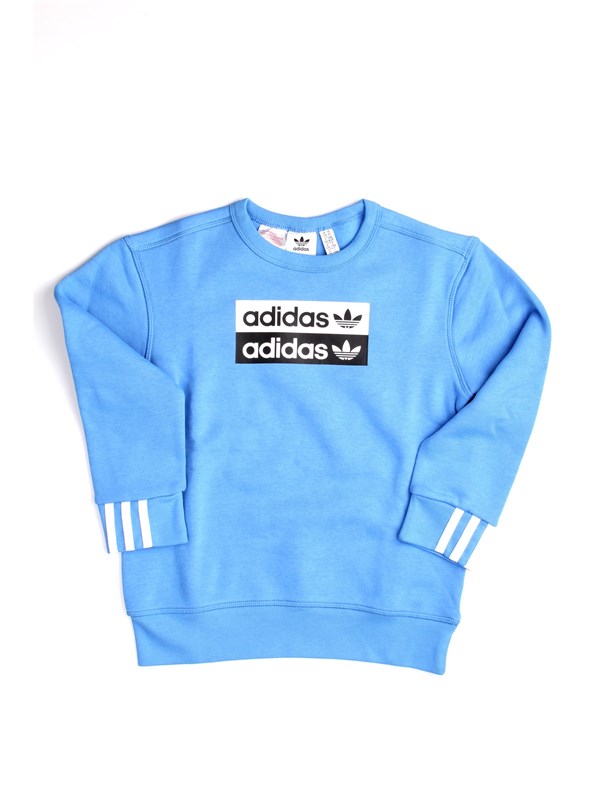 ADIDAS ORIGINALS ED7882 Light blue Clothing Unisex junior Sweater ADIDAS ORIGINALS ED7882 Light blue Clothing Unisex junior Sweater