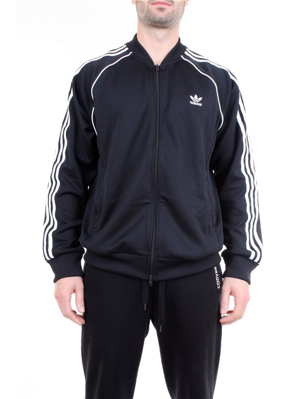 ADIDAS ORIGINALS CW1256 Black Clothing Man Sweater ADIDAS ORIGINALS CW1256 Black Clothing Man Sweater