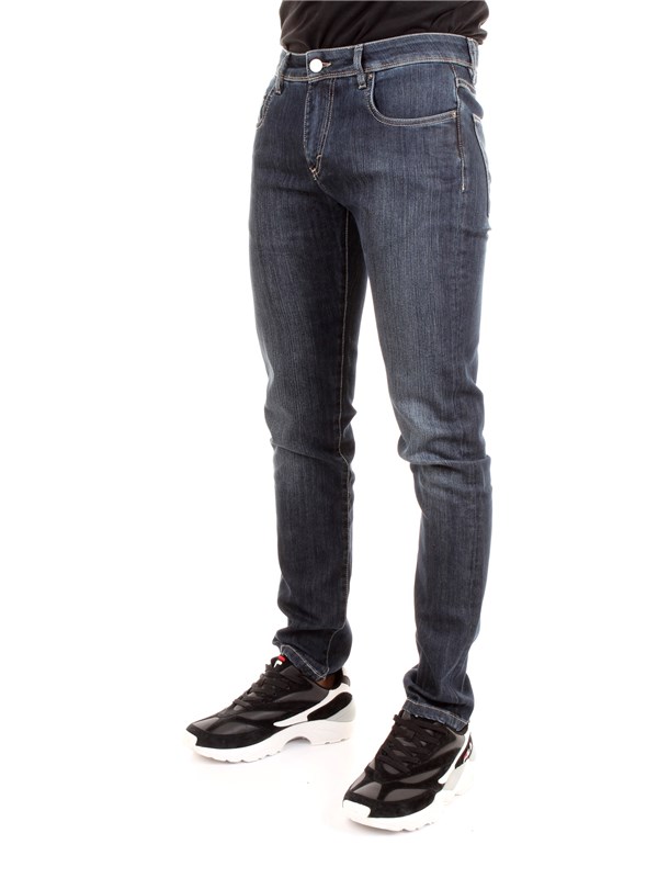CAMOUFLAGE D00 A154 Dark blue Clothing Man Jeans