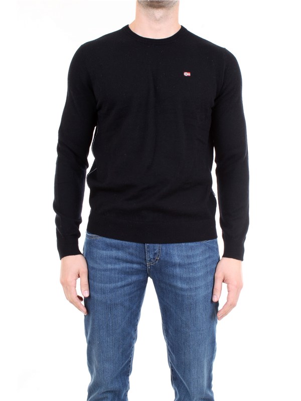 NAPAPIJRI NOYGPB Black Clothing Man Pullover NAPAPIJRI NOYGPB Black Clothing Man Pullover