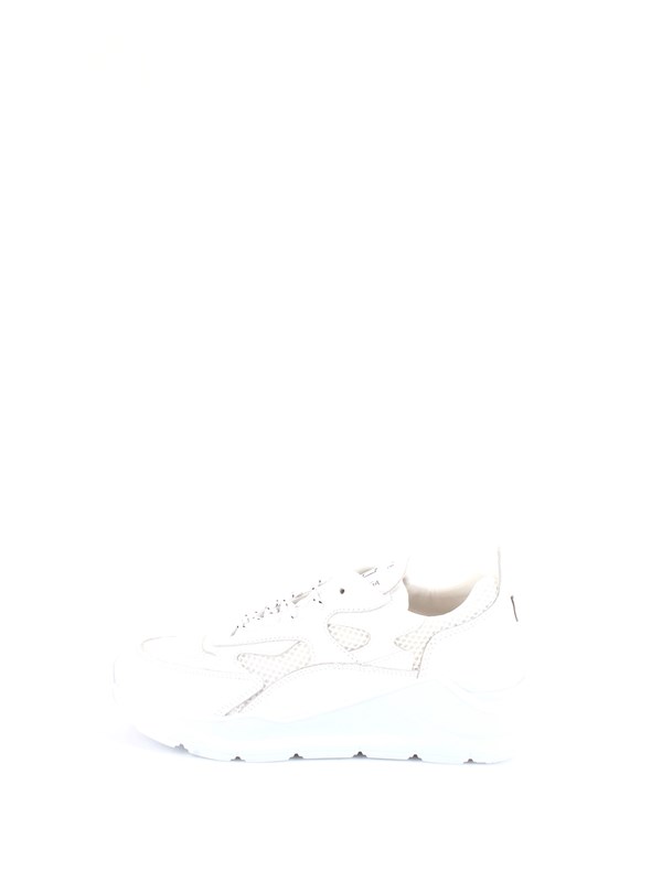 D.A.T.E. W321-FG-PA-WH White Shoes Woman Sneakers D.A.T.E. W321-FG-PA-WH White Shoes Woman Sneakers