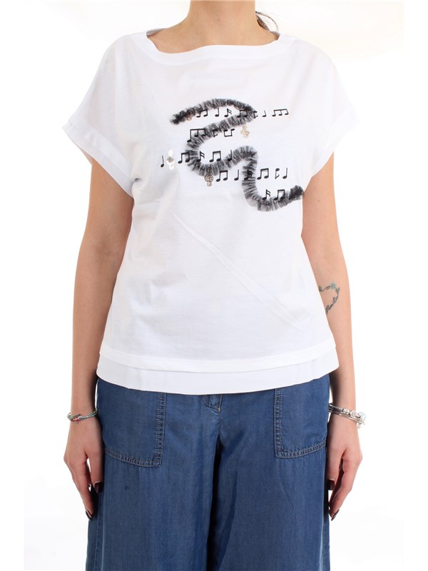 PENNYBLACK 39715220 White Clothing Woman T-Shirt/Polo PENNYBLACK 39715220 White Clothing Woman T-Shirt/Polo