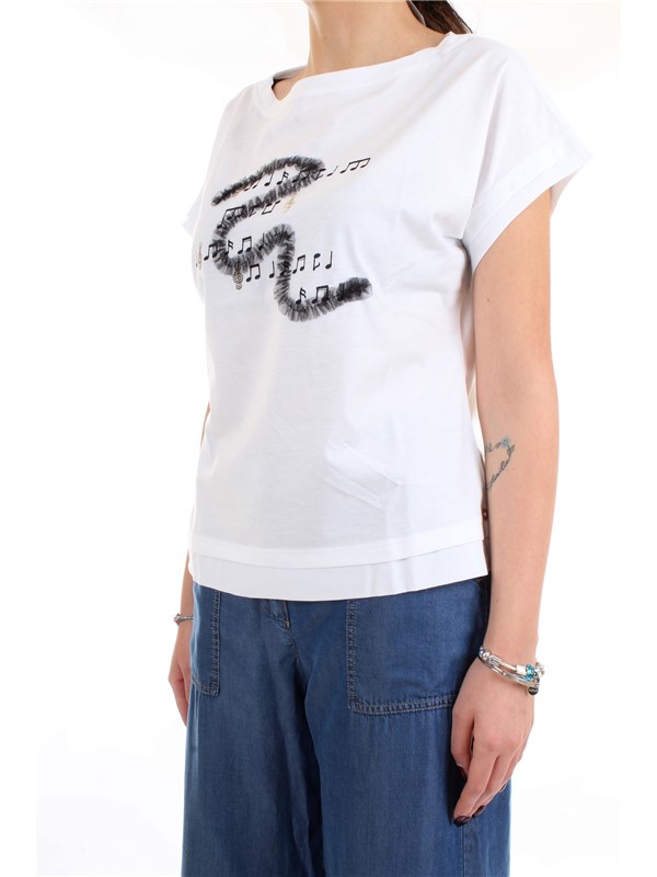 PENNYBLACK 39715220 White Clothing Woman T-Shirt/Polo