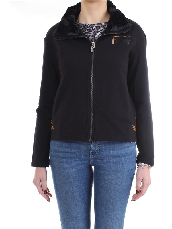 FREDDY F8WALS2 Black Clothing Woman Sweater FREDDY F8WALS2 Black Clothing Woman Sweater