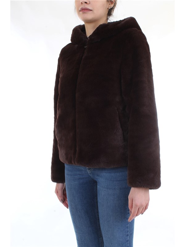 Meheran 18191 Brown Clothing Woman Jacket