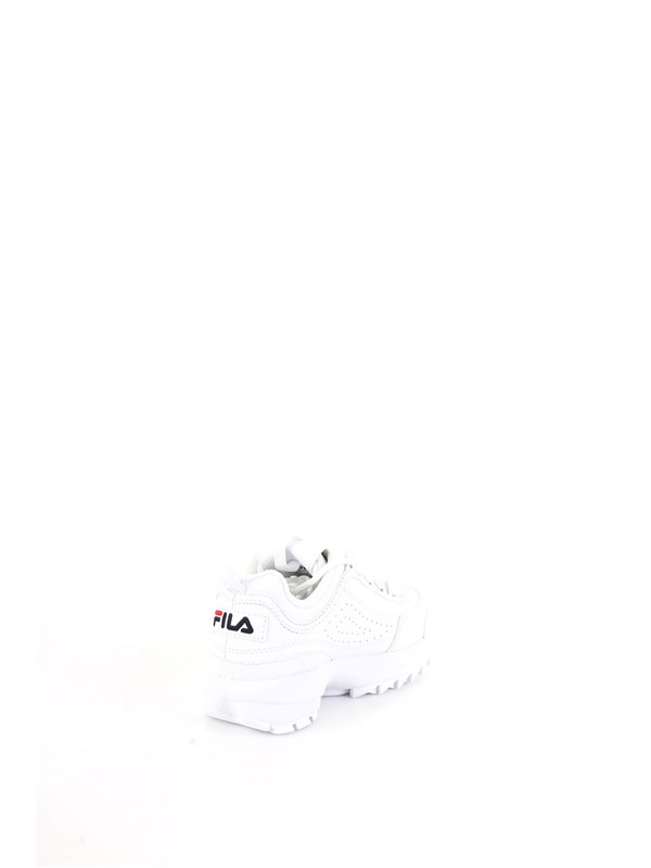FILA 1010567.1FG White Shoes Unisex junior Sneakers
