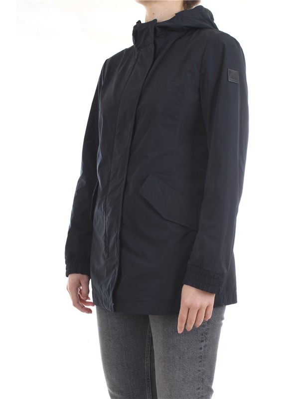 WOOLRICH CFWWOU0216FRUT0573 Blue Clothing Woman Jacket