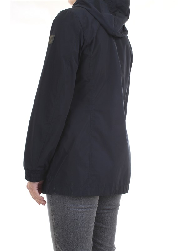 WOOLRICH CFWWOU0216FRUT0573 Blue Clothing Woman Jacket