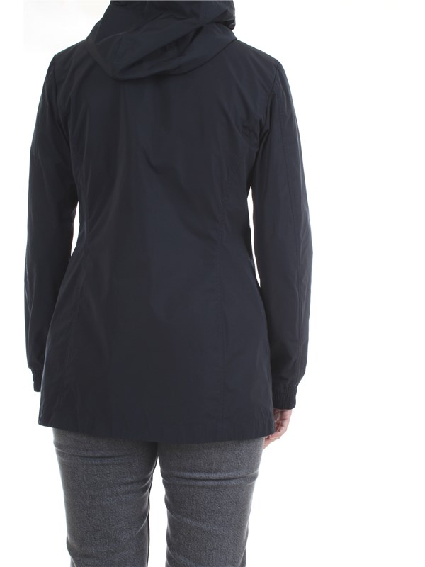 WOOLRICH CFWWOU0216FRUT0573 Blue Clothing Woman Jacket