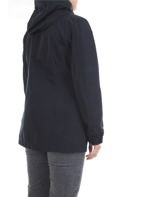 WOOLRICH CFWWOU0216FRUT0573 Blue Clothing Woman Jacket
