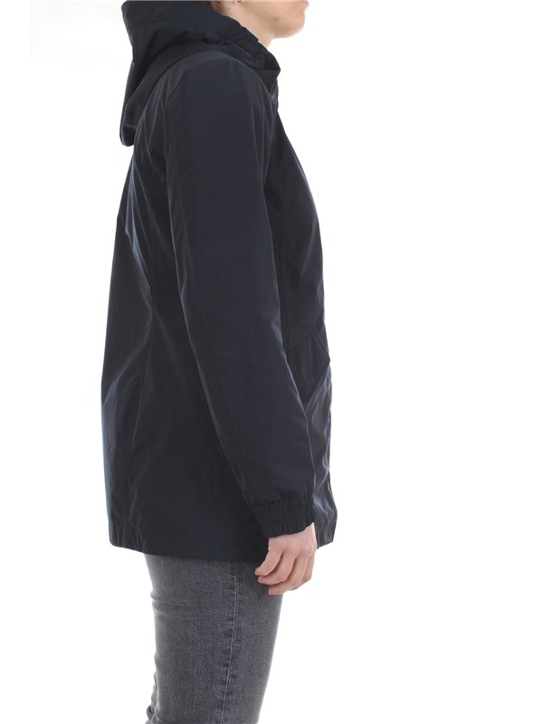 WOOLRICH CFWWOU0216FRUT0573 Blue Clothing Woman Jacket