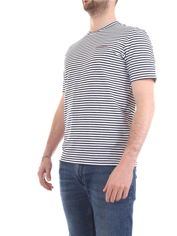 WOOLRICH CFWOTE0032MRUT2139 Blue Clothing Man T-Shirt/Polo