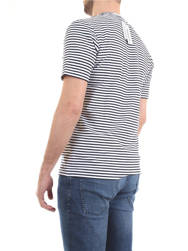 WOOLRICH CFWOTE0032MRUT2139 Blue Clothing Man T-Shirt/Polo