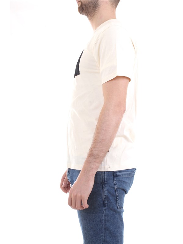 WOOLRICH CFWOTE0038MRUT1486 White Clothing Man T-Shirt/Polo