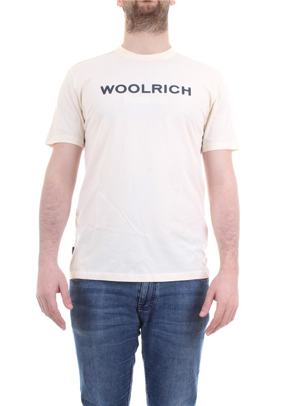 WOOLRICH CFWOTE0024MRUT1486 White Clothing Man T-Shirt/Polo WOOLRICH CFWOTE0024MRUT1486 White Clothing Man T-Shirt/Polo