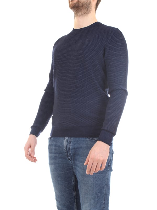 Gran Sasso 57186/28413 Blu Abbigliamento Uomo Maglioni