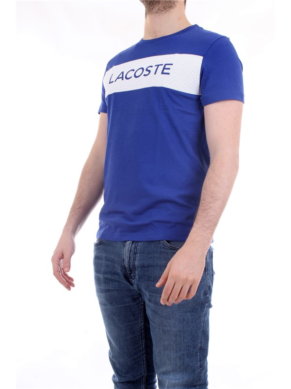 Lacoste TH4865-00 Royal Abbigliamento Uomo T-Shirt