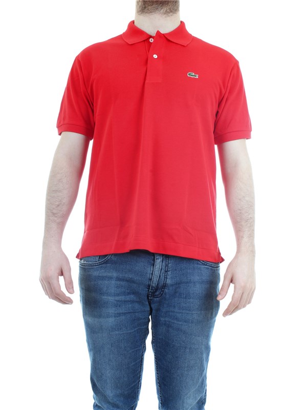 Lacoste L.12.12 Rosso Abbigliamento Uomo Polo