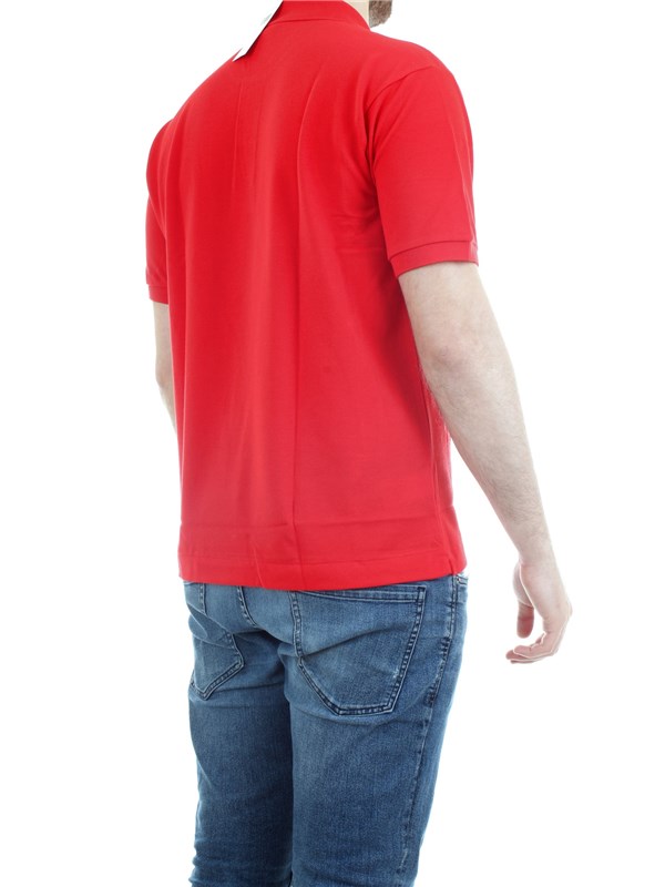 Lacoste L.12.12 Rosso Abbigliamento Uomo Polo