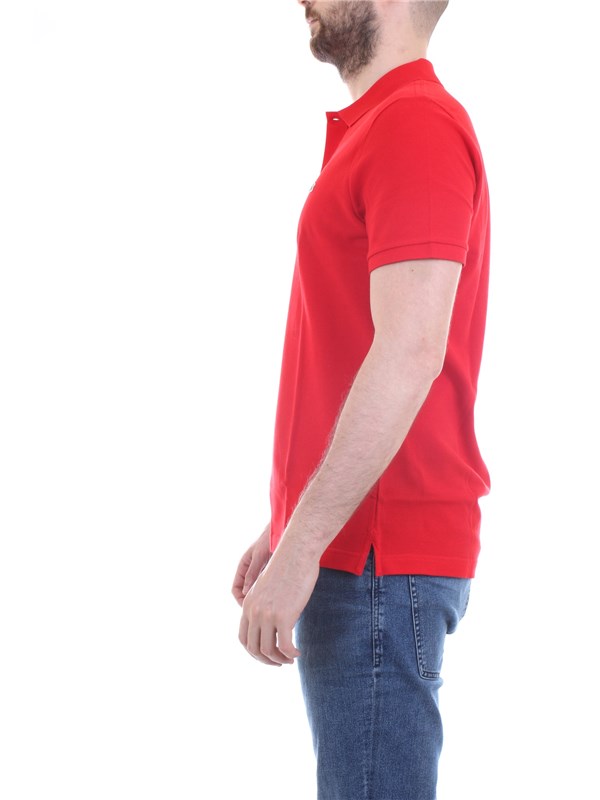 Lacoste PH4012 Rosso Abbigliamento Uomo Polo