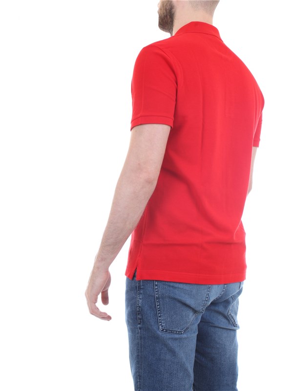 Lacoste PH4012 Rosso Abbigliamento Uomo Polo