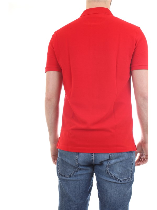 Lacoste PH4012 Rosso Abbigliamento Uomo Polo