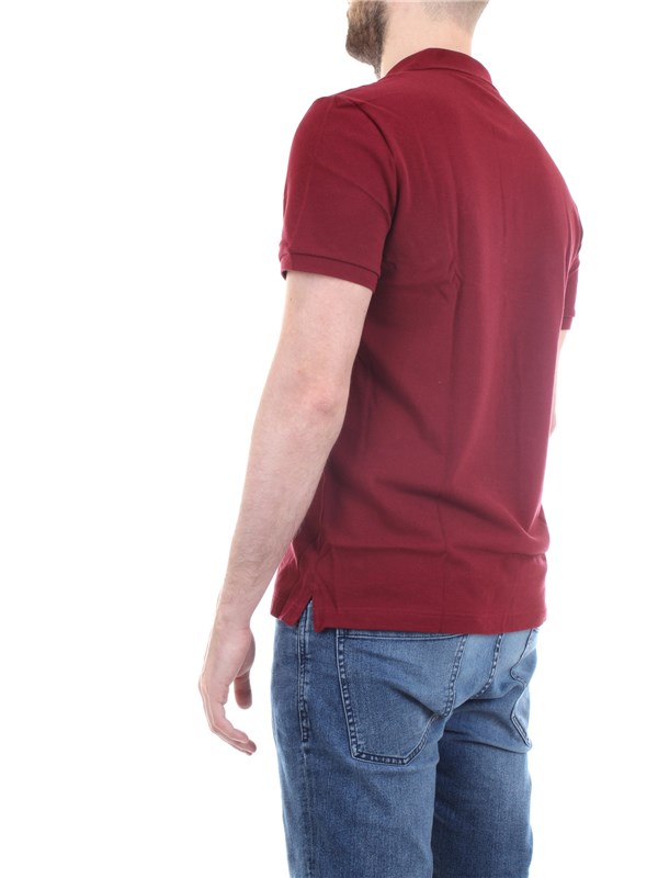 Lacoste PH4012 Bordeaux Abbigliamento Uomo Polo