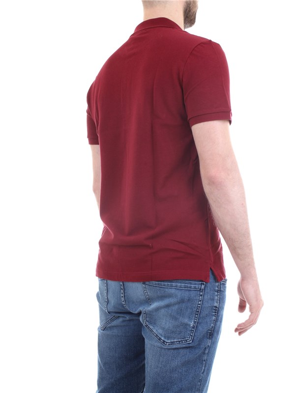 Lacoste PH4012 Bordeaux Abbigliamento Uomo Polo