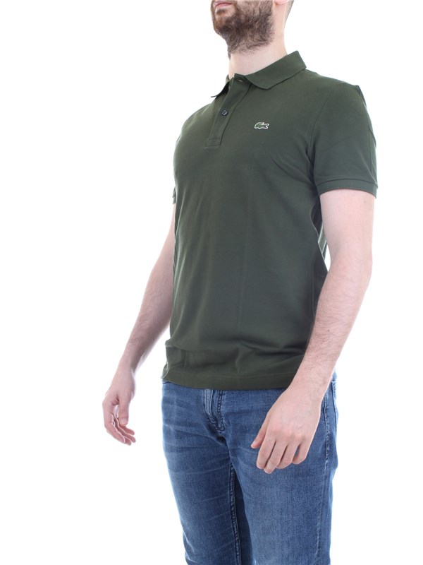 Lacoste PH4012 Verde Militare Abbigliamento Uomo Polo