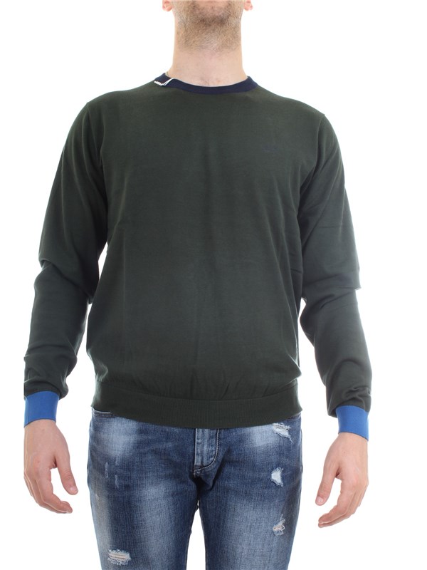 SUN68 k30106 Green Clothing Man Pullover SUN68 k30106 Green Clothing Man Pullover