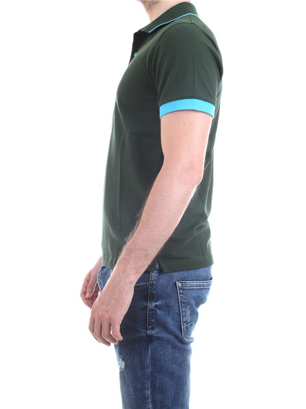 SUN68 A30114 Verde Abbigliamento Uomo Polo