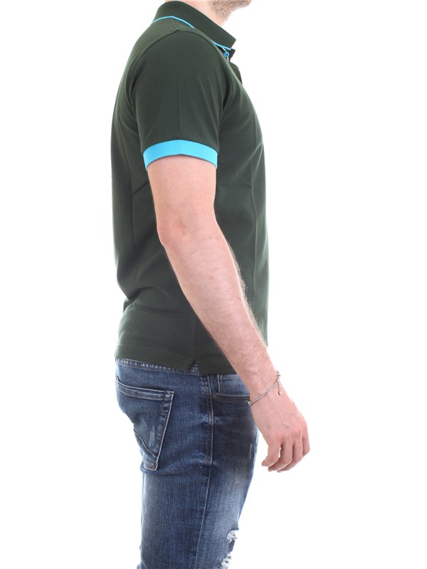 SUN68 A30114 Green Clothing Man Polo shirt