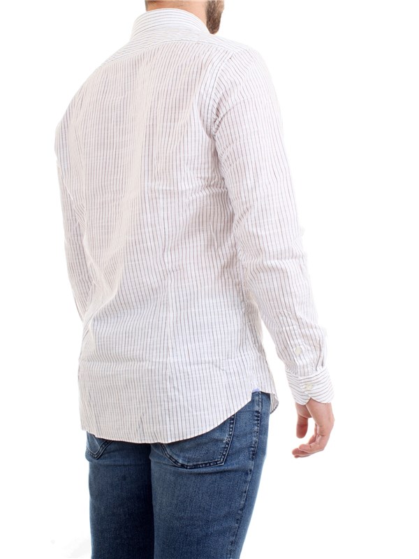 XACUS 61243.001 Bianco Abbigliamento Uomo Camicia