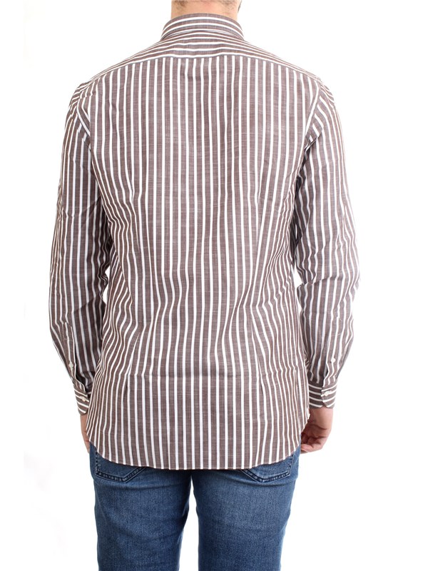 XACUS 61201.005 Brown Clothing Man Shirt