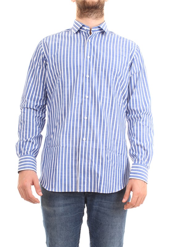 XACUS 61201.002 Light blue Clothing Man Shirt