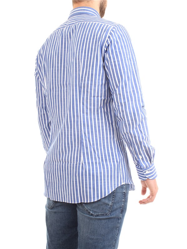 XACUS 61201.002 Celeste Abbigliamento Uomo Camicia