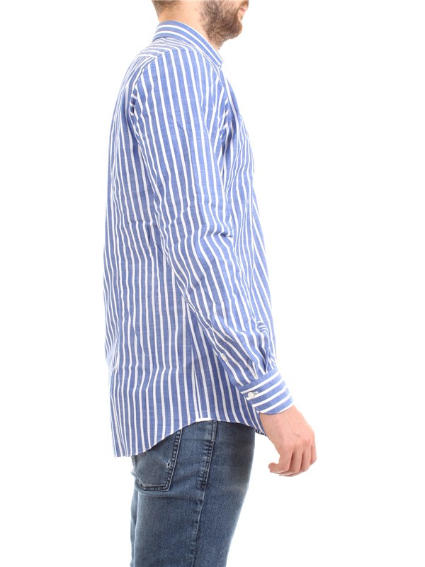 XACUS 61201.002 Light blue Clothing Man Shirt