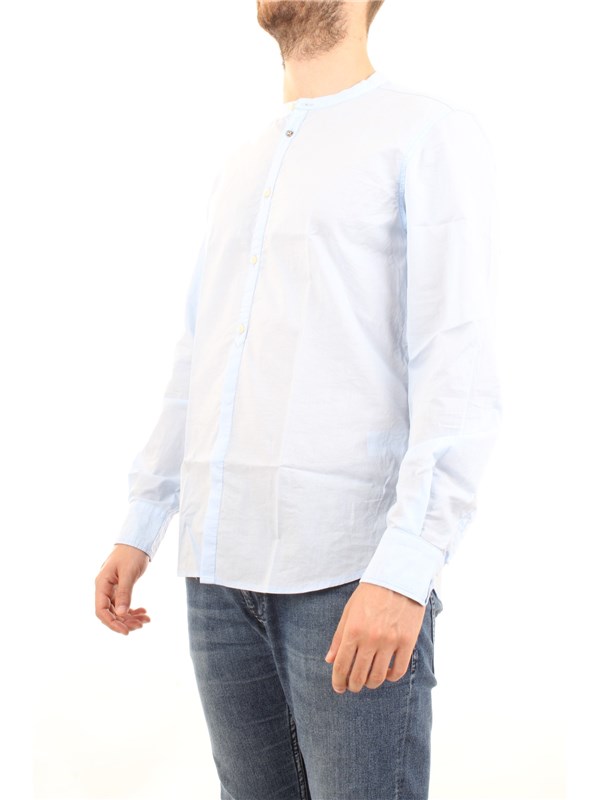 Officina36 0372707652 Light blue Clothing Man Shirt