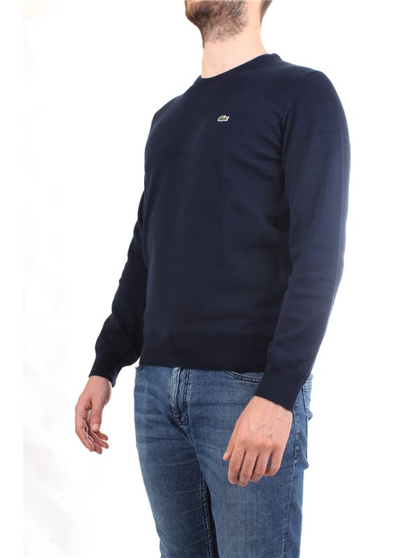 Lacoste AH3467-00 Blue Clothing Man Sweater