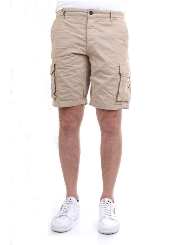 40 Weft NICK 5035 Beige Clothing Man Shorts 40 Weft NICK 5035 Beige Clothing Man Shorts
