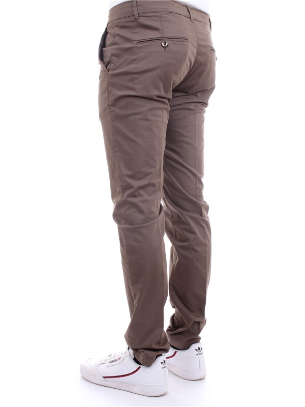 CAMOUFLAGE CHINOS REY 17ZIP Brown Clothing Man Trousers