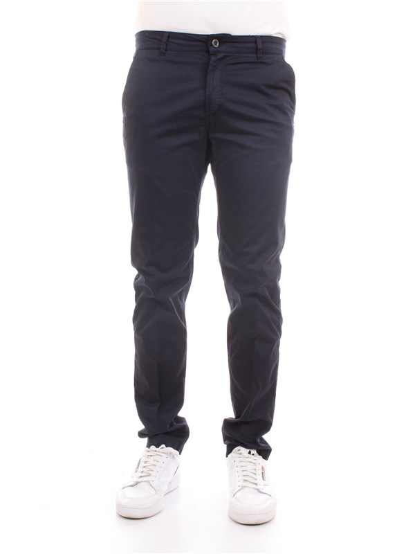 CAMOUFLAGE CHINOS REY 17ZIP Blue Clothing Man Trousers CAMOUFLAGE CHINOS REY 17ZIP Blue Clothing Man Trousers